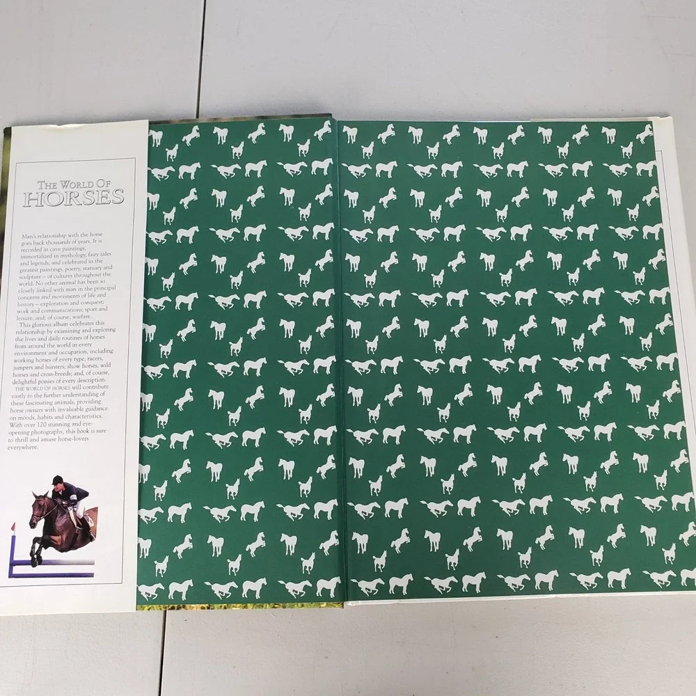 The World of Horses Angela Rixon Hardcover Book 1994 Smithmark Photography